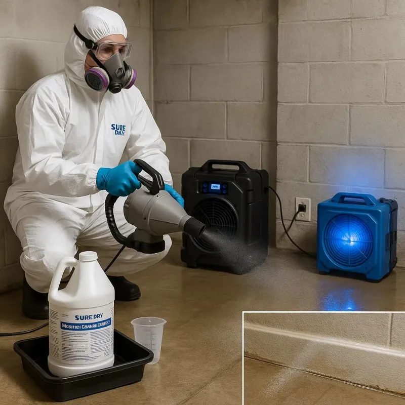Sanitization and Odor Removal process in Meridian Hills, IN